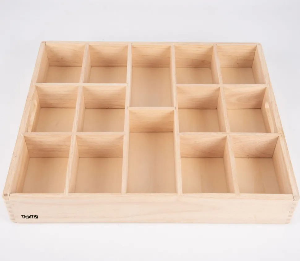 Sortierkasten Aus Holz, 14 Facher