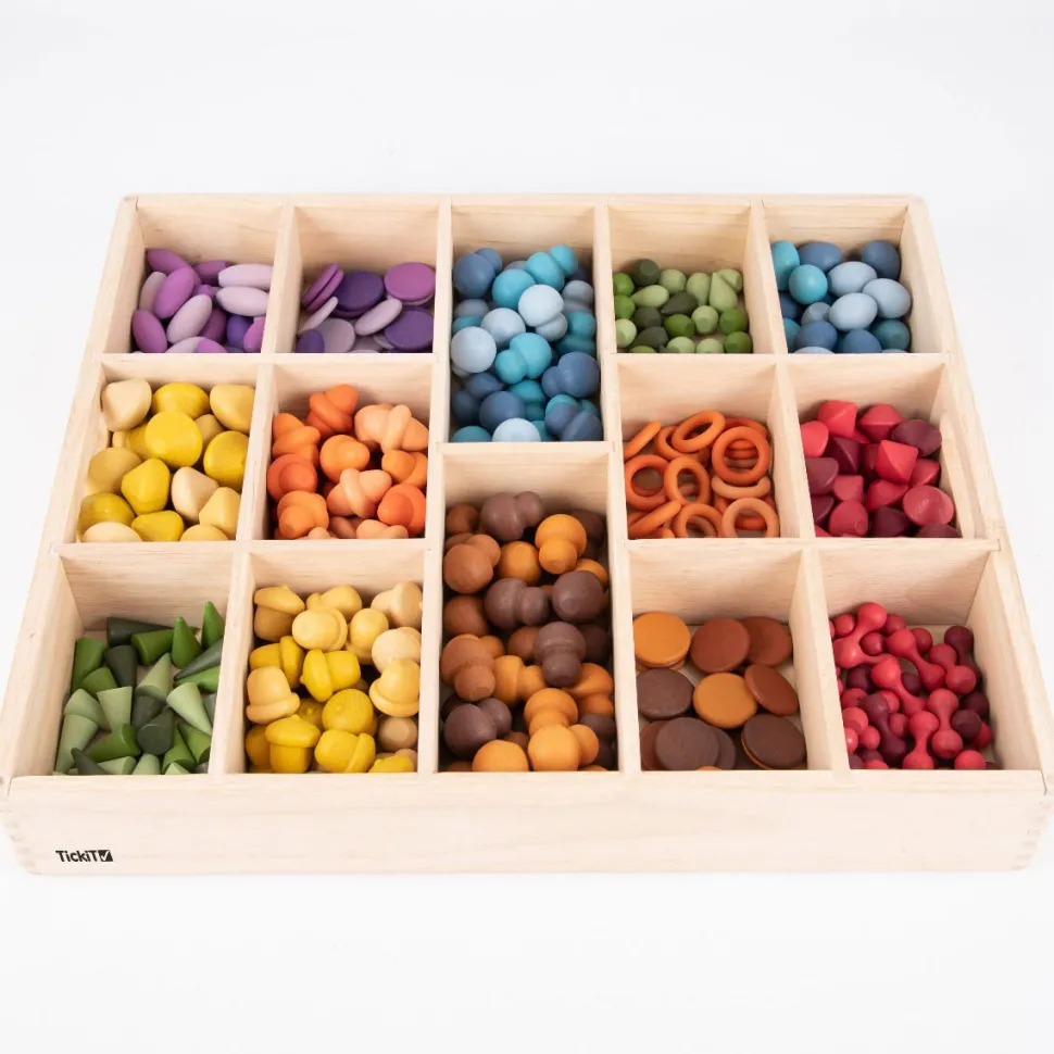 Sortierkasten Aus Holz, 14 Facher