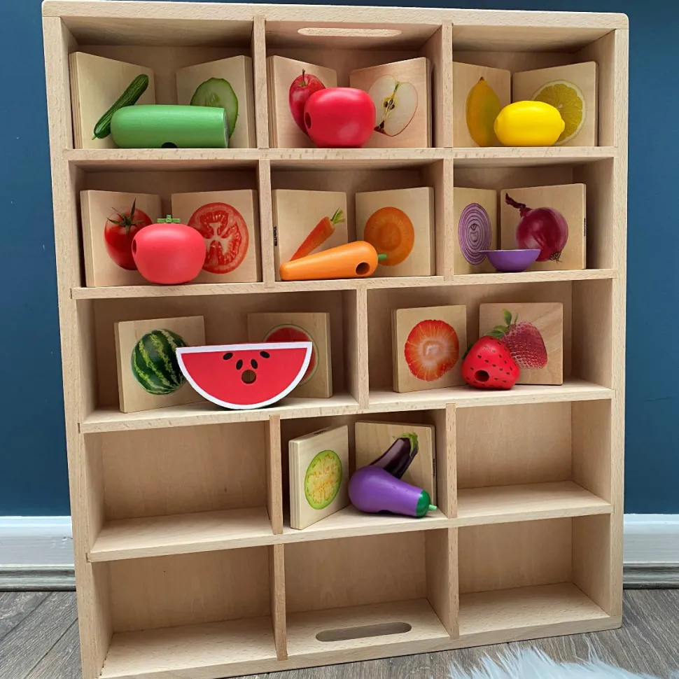 Sortierkasten Aus Holz, 14 Facher