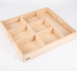 Sortierkasten Aus Holz, 7 Facher