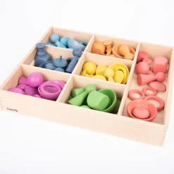 Sortierkasten Aus Holz, 7 Facher