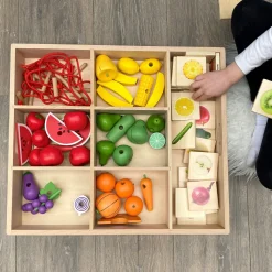 Sortierkasten Aus Holz, 7 Facher