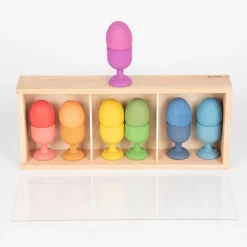 Sortierkasten Aus Holz Mit Scheibe, 3 Stk