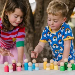 Sortierset - Holzfiguren, 16-Teilig