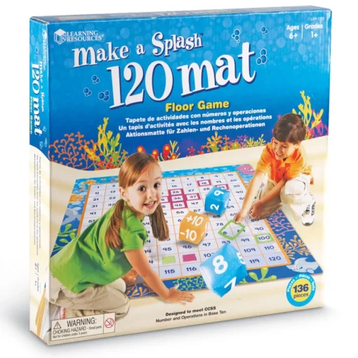 Spieldecke Lern Mathematik - 120 X 140 Cm