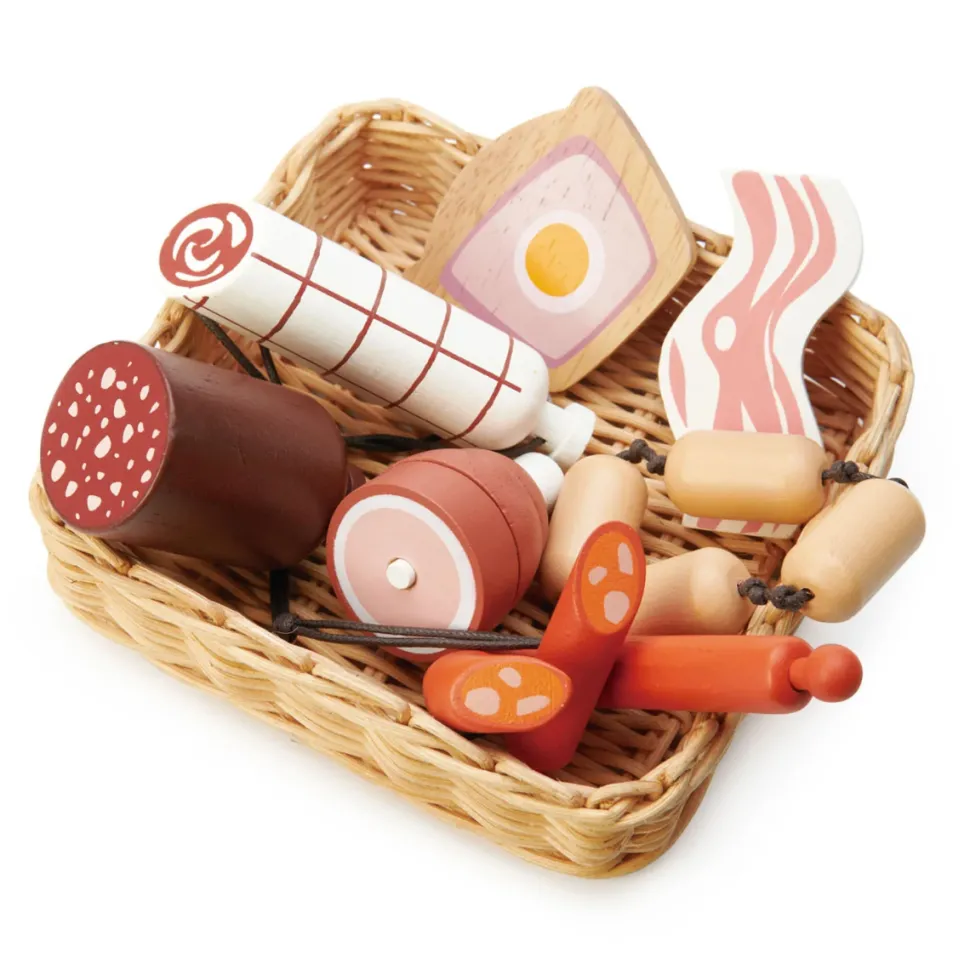 Spielessen - Wurstkorb, 7 Teile
