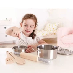 Spielkuche Zubehör - Topfset Mit 7 Teilen