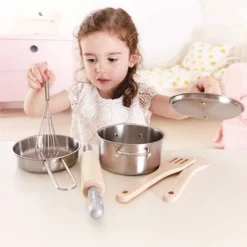 Spielkuche Zubehör - Topfset Mit 7 Teilen