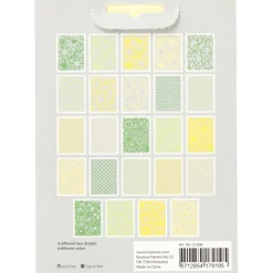 Spitzenbortekarton A6 - Fruhlingsfarben, 24 Stk.