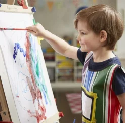Staffelei Zweiseitig - Tafel, Whiteboard & Papier