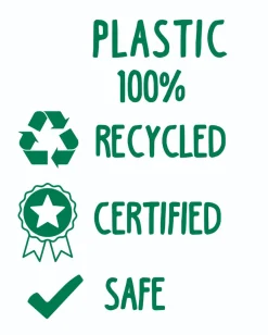 Stapelturm Aus 100% Recyceltem Plastik