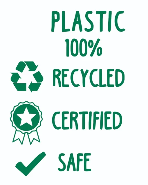 Stapelturm Aus 100% Recyceltem Plastik