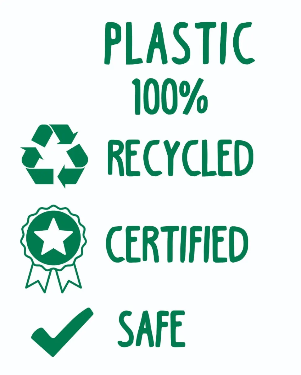Stapelturm Aus 100% Recyceltem Plastik
