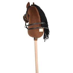 Steckenpferd Zubehör - Martingal , Schwarz/Gold