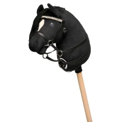 Steckenpferd Zubehör - Martingal Schwarz/Silber