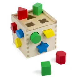 Steckkasten Mit Geometrischen Klotzen