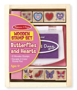 Stempelset - Schmetterlinge Und Herzen