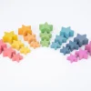 Sterne Aus Holz, Regenbogen, 21 Stk
