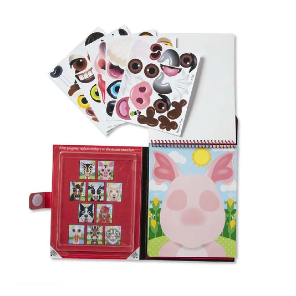 Stickerbuch - Gesichter Von Bauernhoftieren