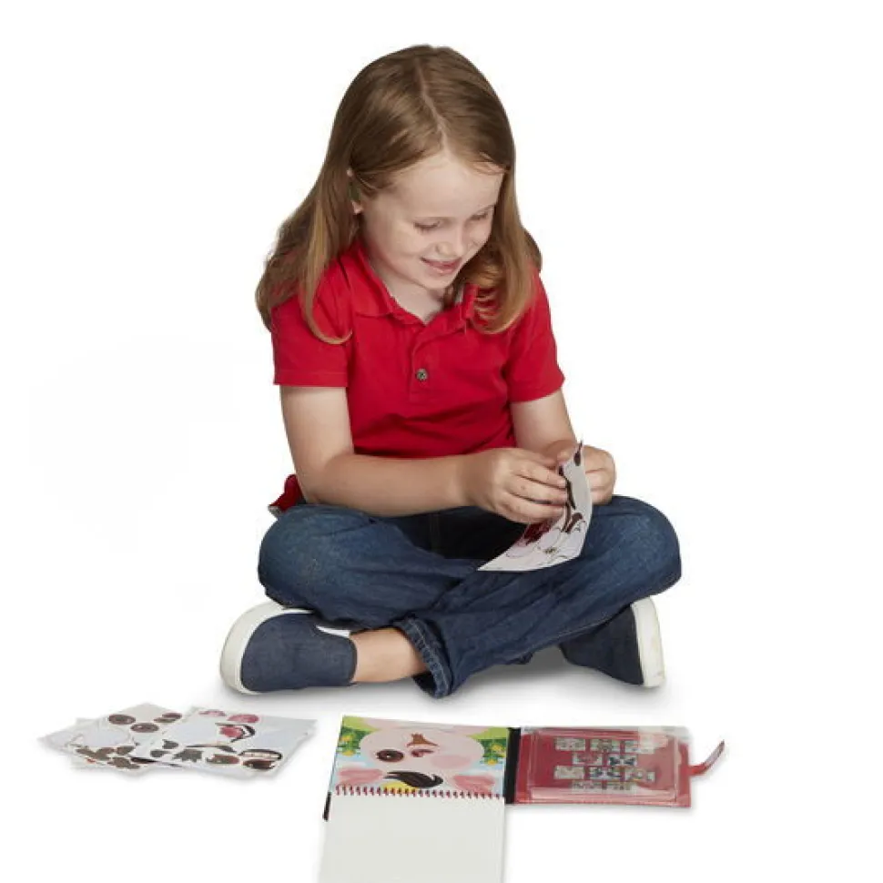 Stickerbuch - Gesichter Von Bauernhoftieren