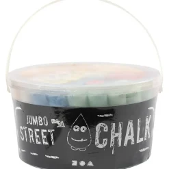 Strasenmalkreide Im Eimer - 50 Stk.