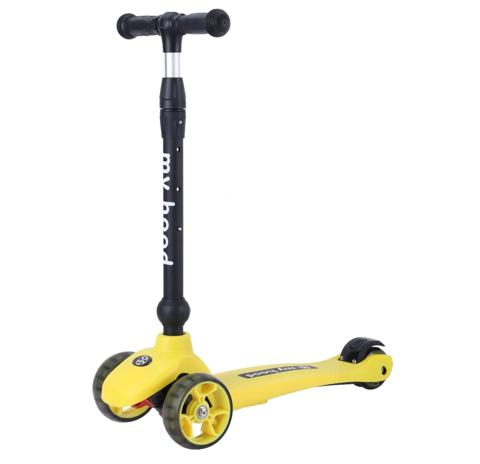 Tretroller / Laufradkombi - Kick'N'Ride, Gelb