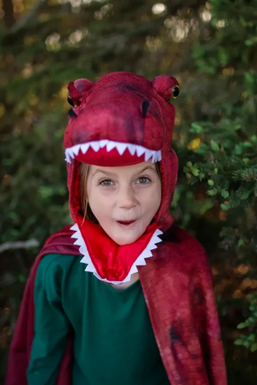 T-Rex Mit Krallen - Rot (Gr. 4-6 Jahre)