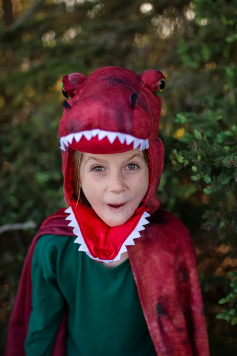 T-Rex Mit Krallen - Rot (Gr. 4-6 Jahre)