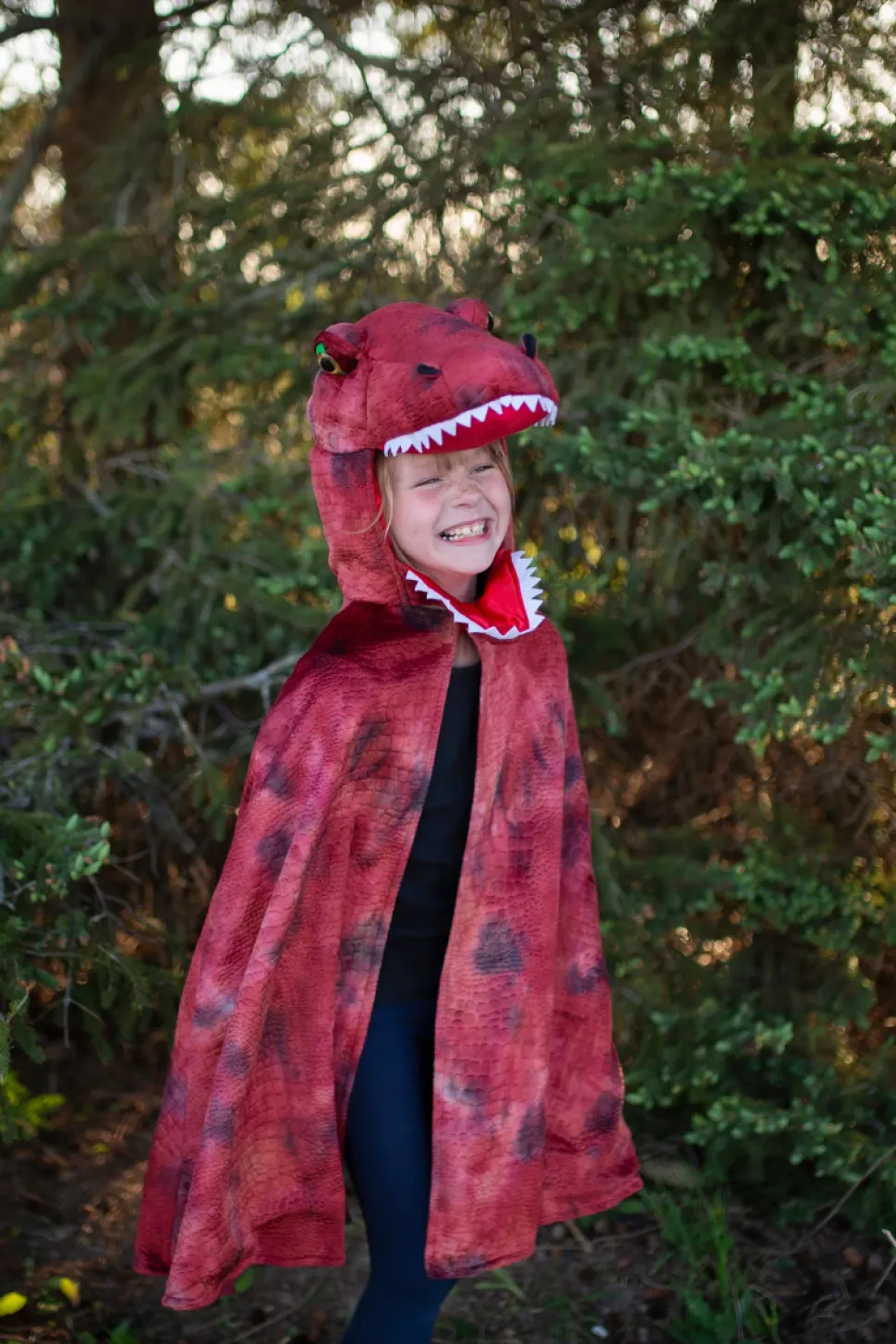 T-Rex Mit Krallen - Rot (Gr. 4-6 Jahre)