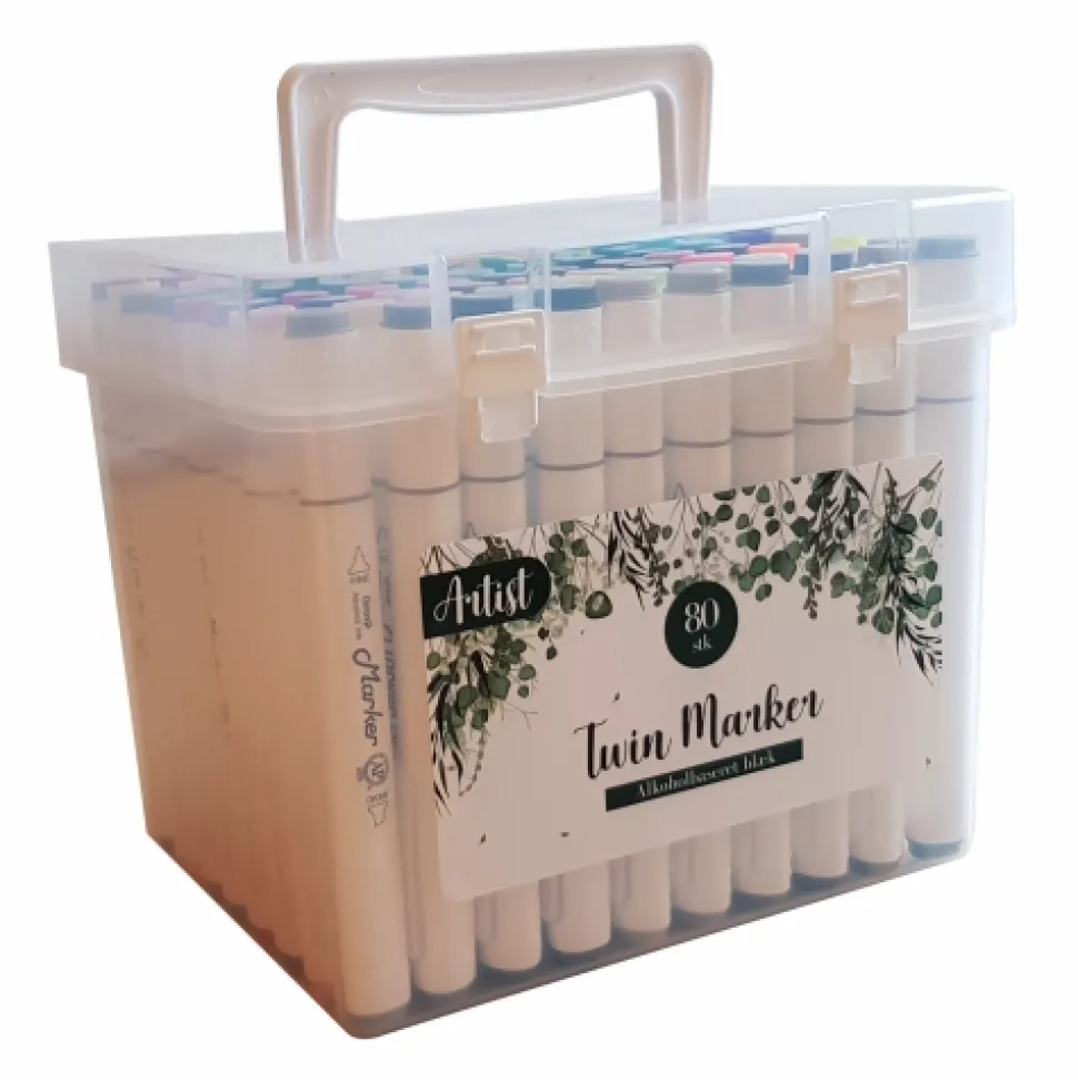 Twin Marker - Filzstifte, 80 Stk.