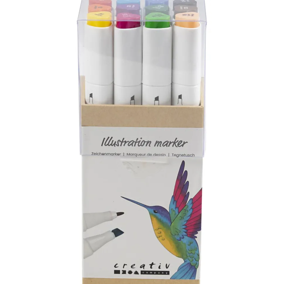 Twin Marker Filzstifte, 12 Stk.