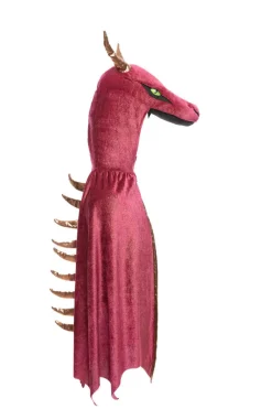 Umhang Drache - Rot/Gelb, Mehrere Grosen