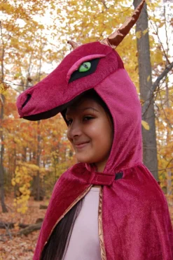 Umhang Drache - Rot/Gelb, Mehrere Grosen