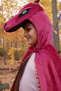 Umhang Drache - Rot/Gelb, Mehrere Grosen