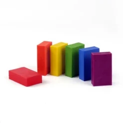 Wachsmalblocke - 6 Stk.