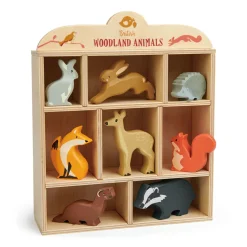 Waldtiere Aus Holz, 8 Teile