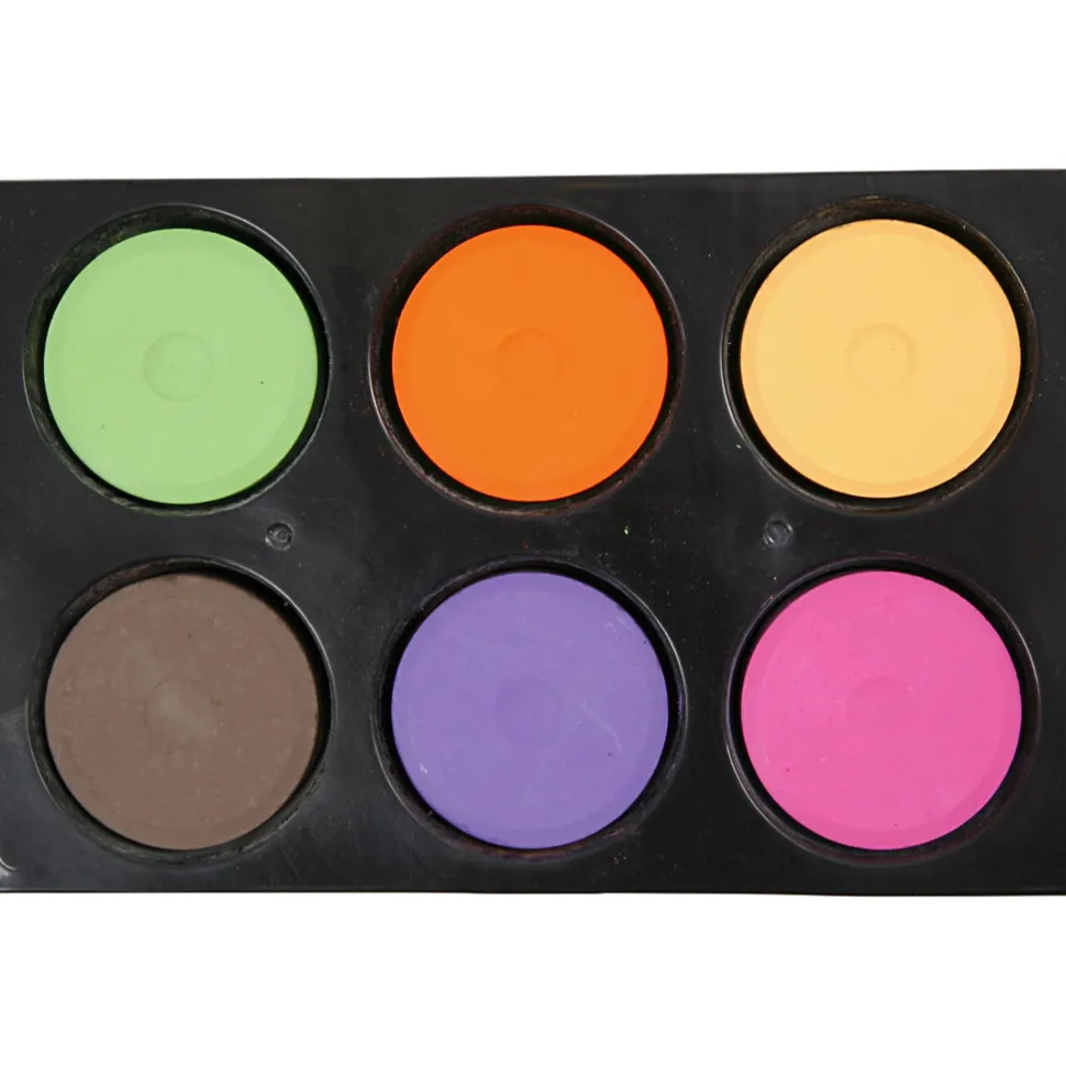 Wasserfarben O 4,4 Cm - Bunt, 6 Stk.