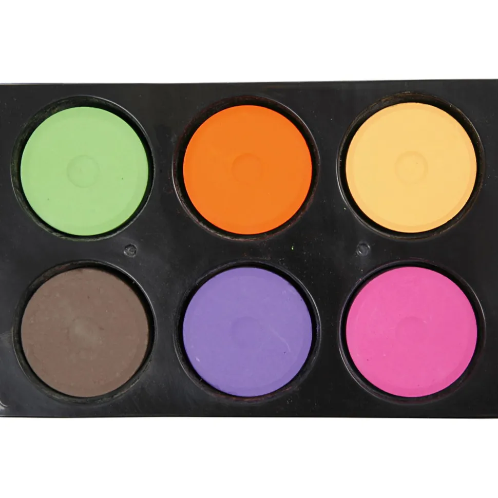 Wasserfarben O 5,7 Cm - Bunt, 6 Stk.