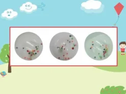 Weicher Ball - Regenbogen - Mit Bunten Kugeln