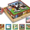 Wurfelpuzzle Mit Bauernhoftieren