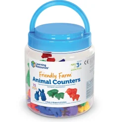 Zahle & Sortiere - Bauernhoftiere, 72-Teilig