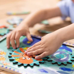 Zahnrad Puzzle - Meerestiere, 18 Teile