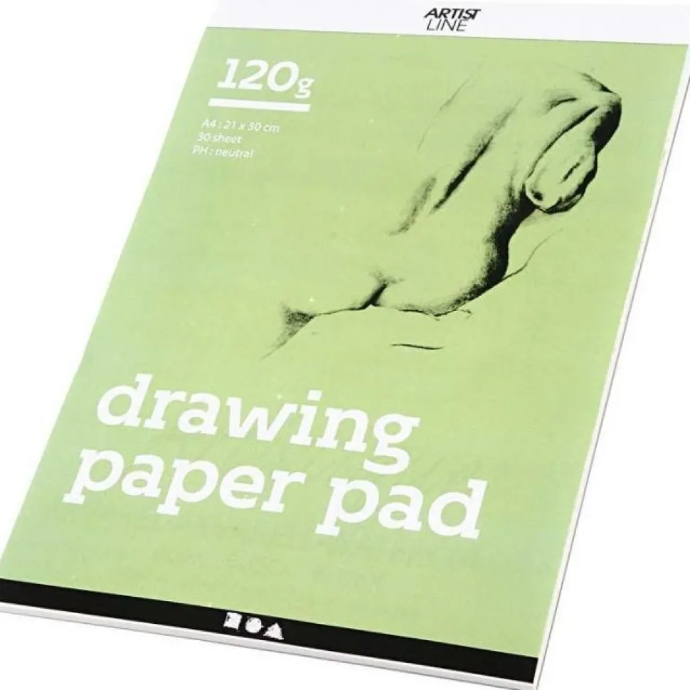 Zeichenblock A4 120 G - Weis, 30 Bogen