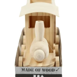 Zum Bemalen - Holzzug Mit Waggon