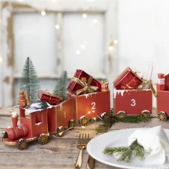 Zum Bemalen - Holzzug Mit Waggon